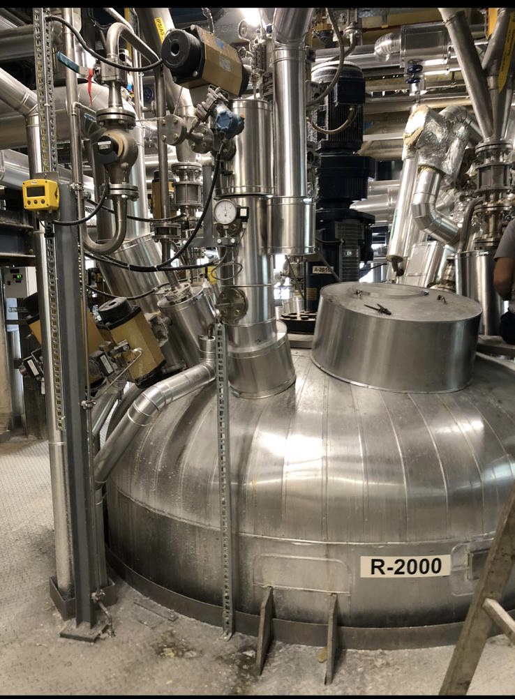 Behälterdämmung Umhüllung mit Blechsegmenten